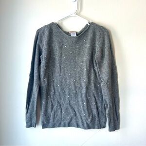 Hekla&co merino wool cashmere women long sleeve sweater medium made in italy